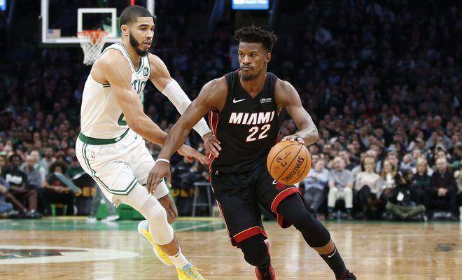  热火巴特勒强硬突破造犯规罚球制胜